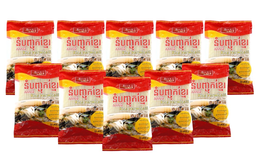 RICE & U - RICE VERMICELLI 400G X 10 PACKS