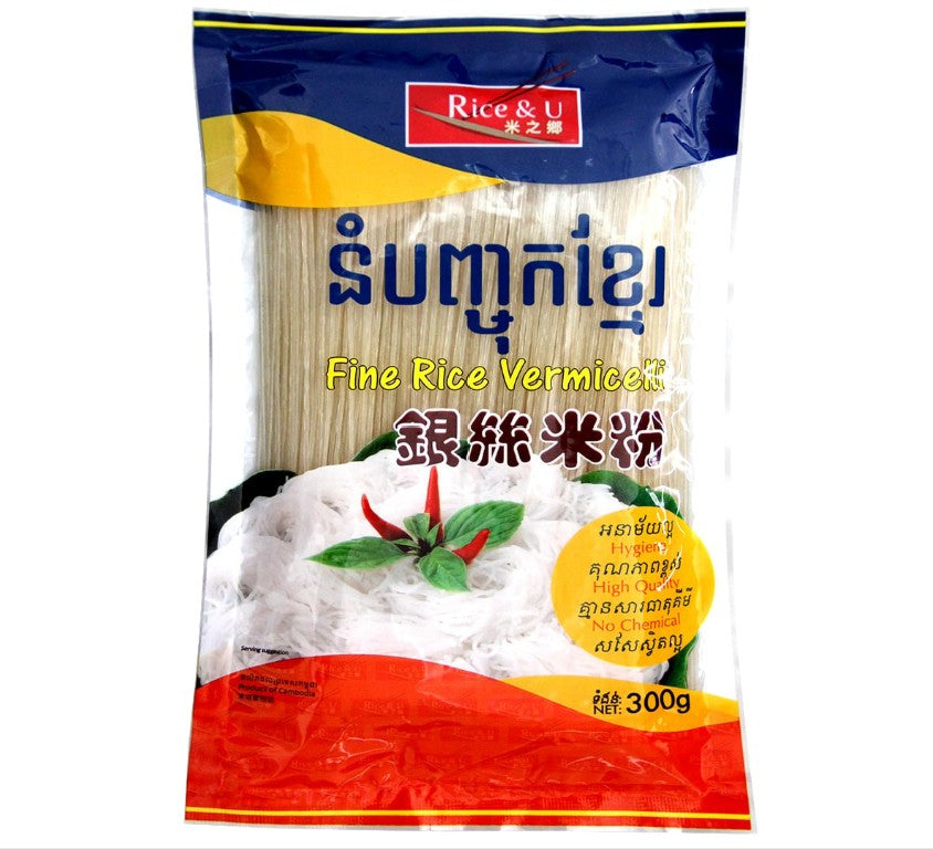 RICE & U - FINE RICE VERMICELLI 300G X 10 PACKS