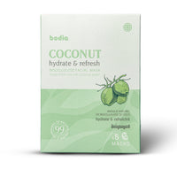 bodia.  Biocellulose Facial Mask -Coconut Hydrate & Refresh (BOX OF 5)