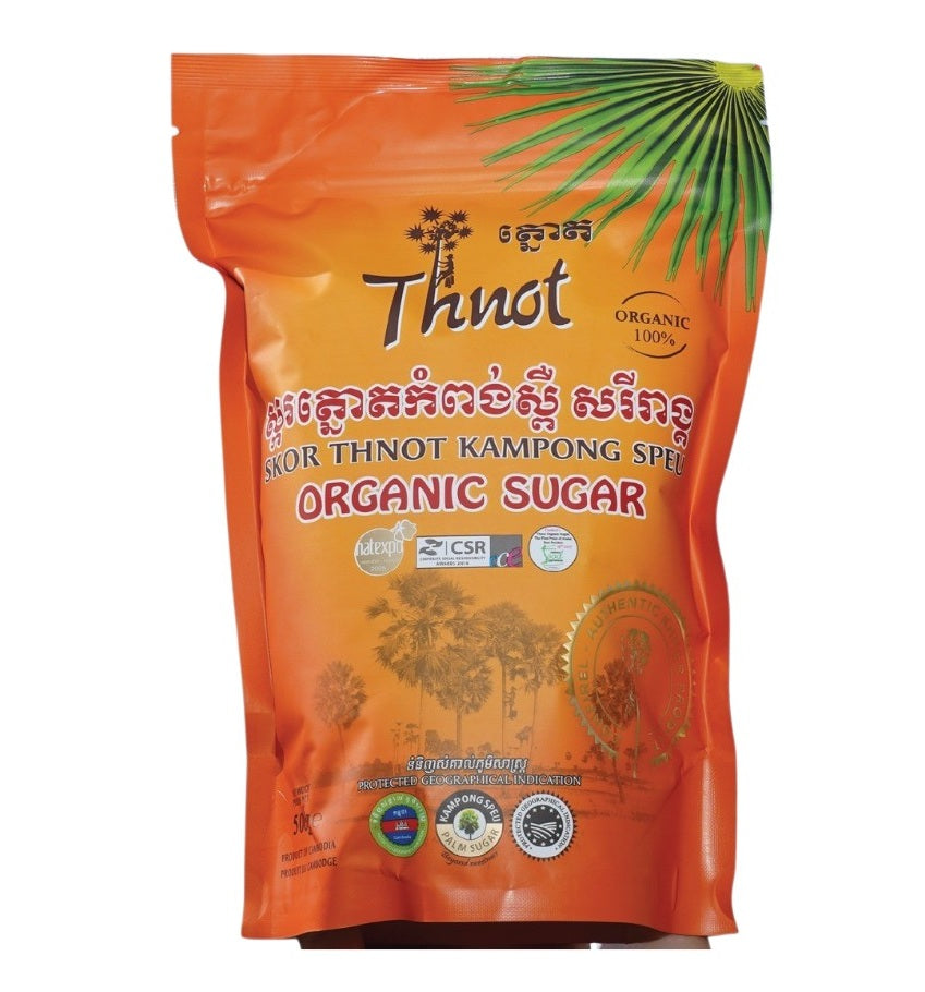 THNOT SKOR  KAMPONG SPEU ORGANIC SUGAR 500G