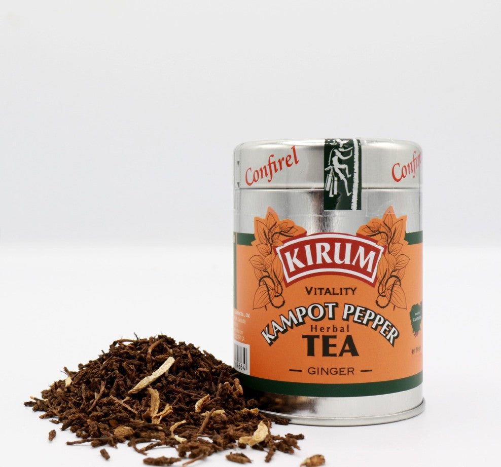 KIRUM HERBAL TEA WITH KAMPOT PEPPER INFLORESCENCE GINGER VITALITY 100G