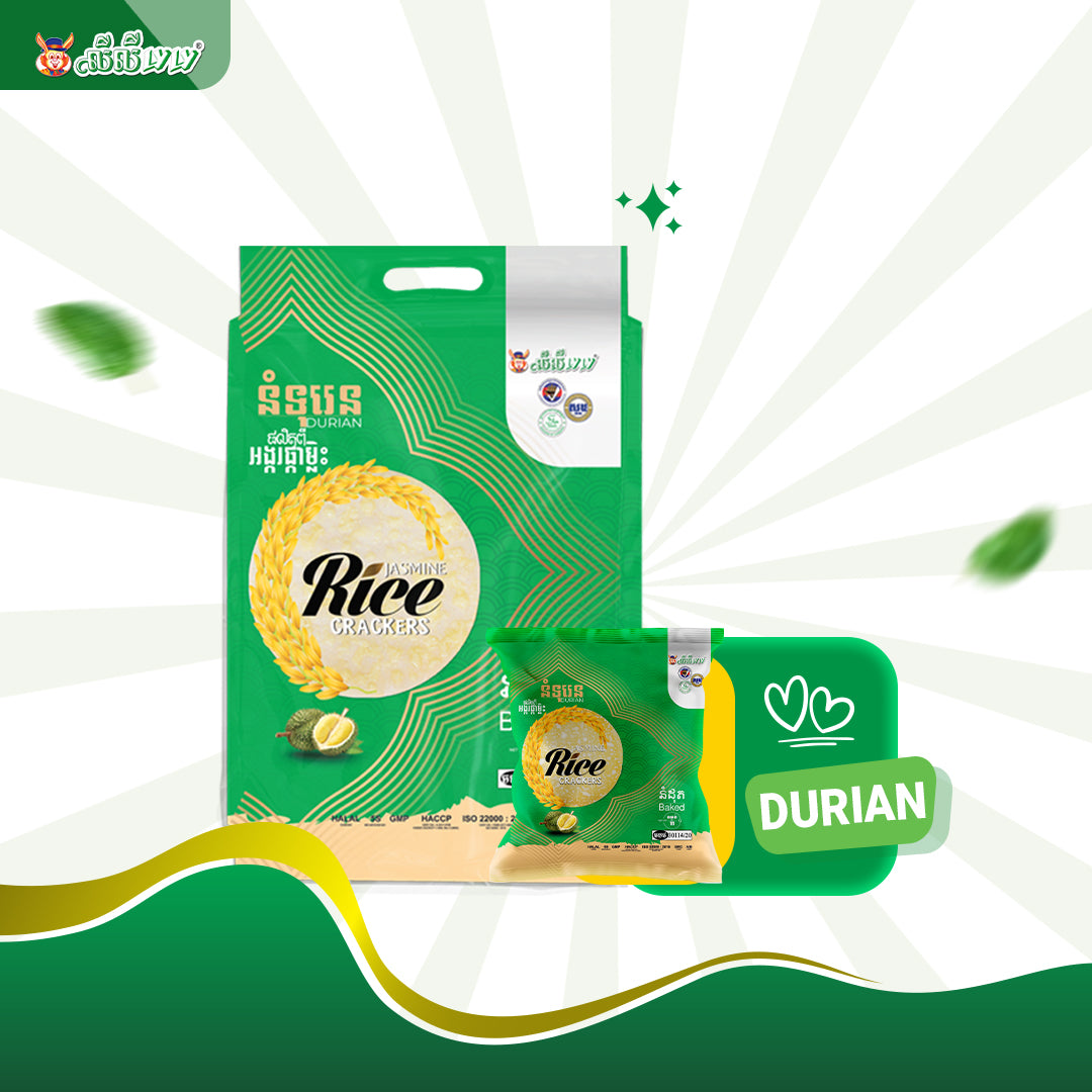 LYLY RICE CRACKERS DURIAN 363G