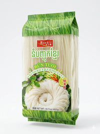 RICE & U - Fresh RICE VERMICELLI  នំបញ្ចុកខ្មែរ  Bún Thối 400G X 10 PACKS