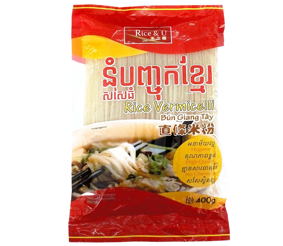 RICE & U - RICE VERMICELLI 400G X 10 PACKS