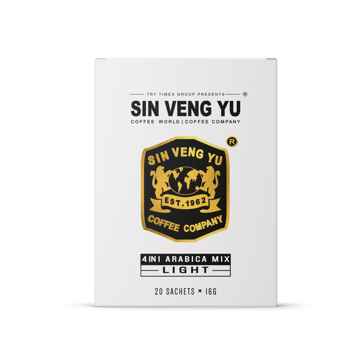 SIN VENG YU 4IN1 ARABICA MIX LIGHT 16 G X 20 SACHETS