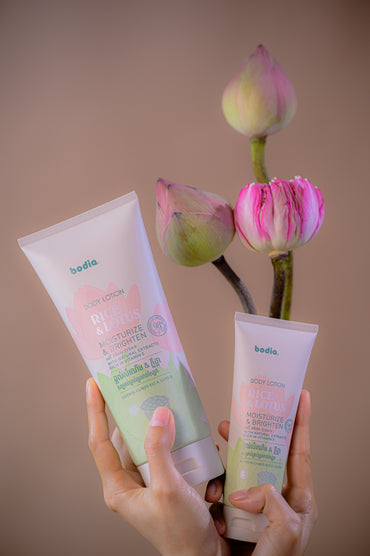 bodia. Body Lotion - Rice & Lotus 320ML